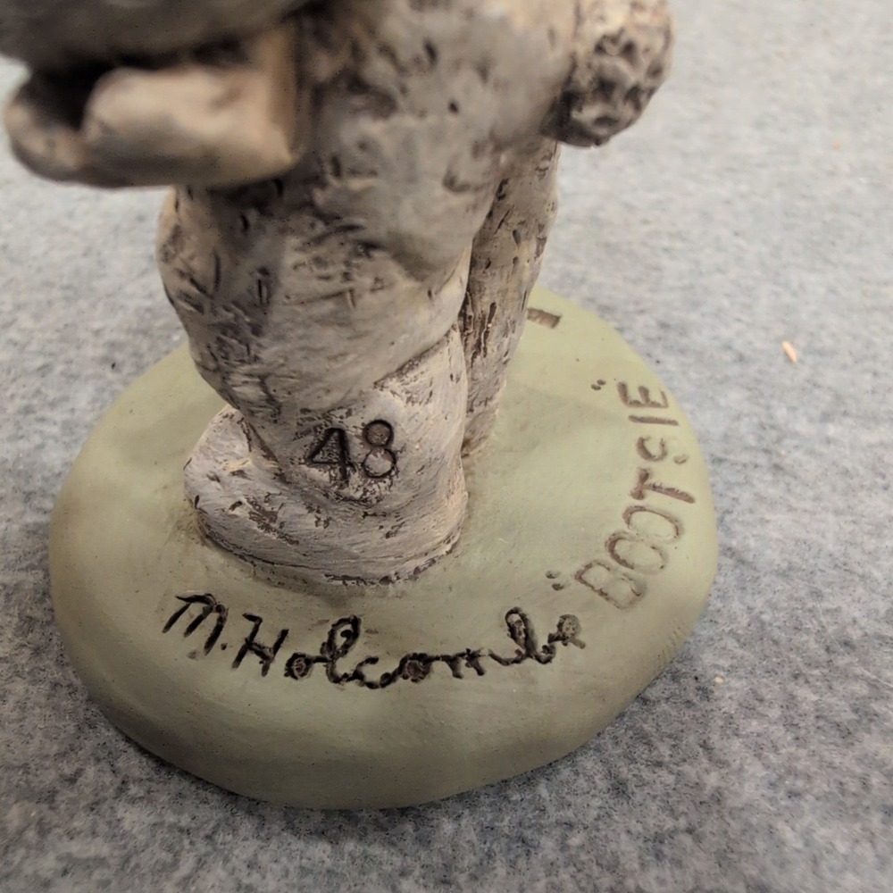 Martha Holcombe All God's Children Bootsie Bunny Figurine 1529 Signed 48 - Picture 2 of 7